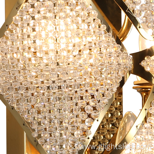 Hot Selling Modern Decorative Bedroom Led Crystal Wall Light